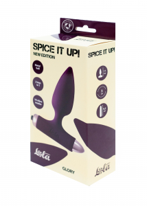 Анальная пробка с вибрацией Spice it up New Edition Glory Ultraviolet 8015-04lola