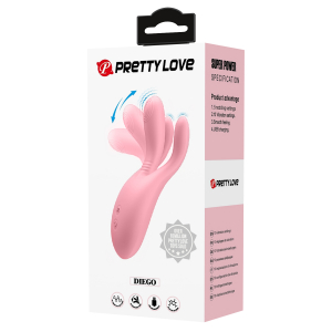 Вибратор с фингерингом Pretty Love Diego BI-300099