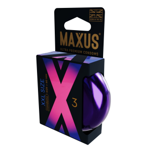 Презервативы гладкие увеличенные MAXUS XXL X-Edition №3 6786mx