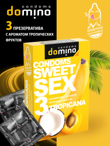 Презервативы DOMINO SWEET SEX TROPICANA