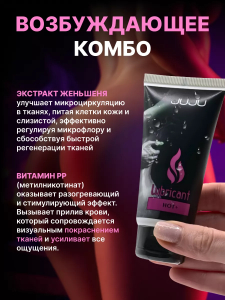 Возбуждающий лубрикант JUJU HOT+ 50ml 7081JU