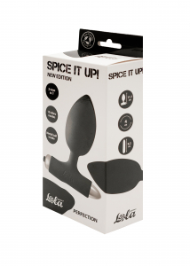 Анальная пробка с вибрацией Spice it up New Edition Perfection Black 8014-01lola