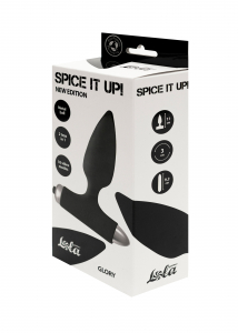 Анальная пробка с вибрацией Spice it up New Edition Glory Black 8015-01lola